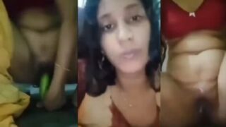 Gadis Desi Panas Merangsang Diri Dengan Mentimun Dalam Rekaman Mms