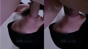 Hijab Gelap Mengulum Ganas Di Kamar Mandi
