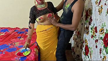 Dever Bhabhi Main Holi Ke Rangon Mein Chudai, Clear Hindi Audio