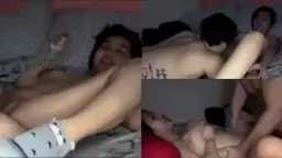 Cantik Ngencingin Kontol Bule Sampe Muncrat