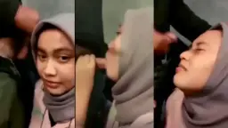 Hijab Dicopot, Kontol Nendang Muka Penuh
