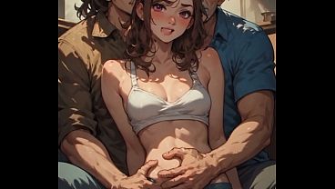 Tiri Sama Temennya Ngewein Anak Tiri Pake Suara Ai Cowok ( Bikinan Ai )