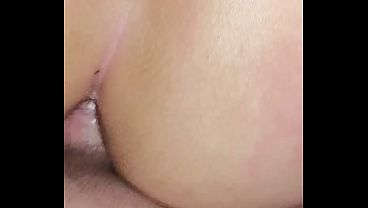 Ngentot Istri Orang Dari Belakang, Kontol Masuk Ke Lubang Pantat Arab, Close-up Basah.